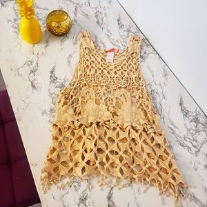 Crochet swim cover up